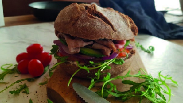 Pittige rosbiefburger