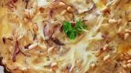 Uien-(zoete)aardappeltaart